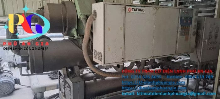 Sửa máy chiller tại Đồng Xoài